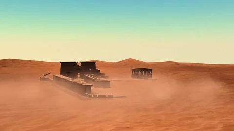 Ancient Egyptian Temple Stock-Footage 78531352