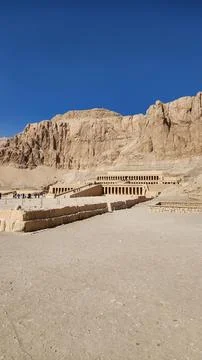 Ancient Egyptian Temple Landscape 스톡 사진