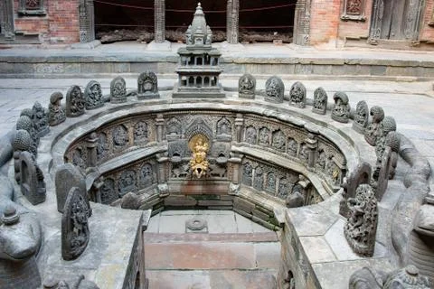 Ancient Elegant Water Tap Stockfoto's