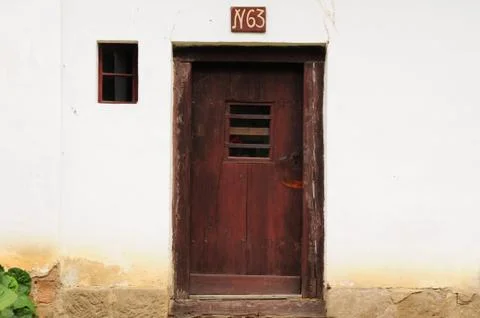 Ancient entry. Stock Photos