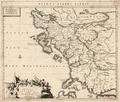 Ancient Epirus (Epirus, Present-Day Albania and Northwestern Greece) - Hist.. Stock Photos