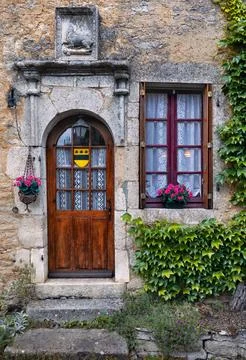 Ancient facade 库存照片