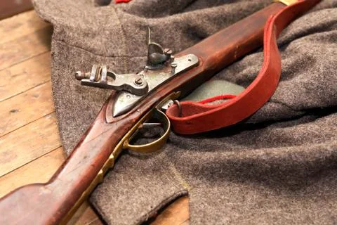 Ancient flintlock Stock Photos