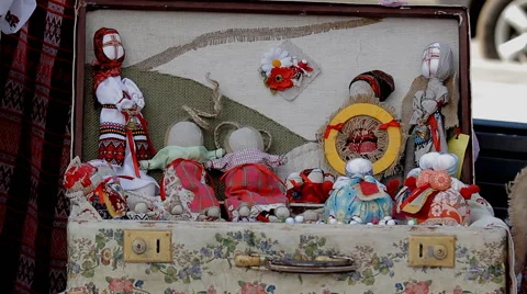Ancient folk art Stock Footage 63435712
