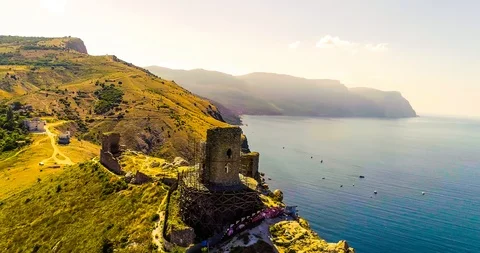 Ancient fortress Video stock 96260983