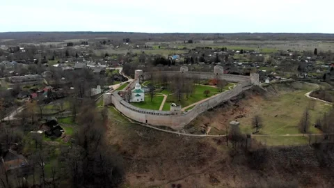 Ancient fortress Stock Footage 154266964