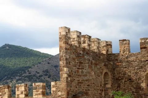 Ancient fortress Stock Photos