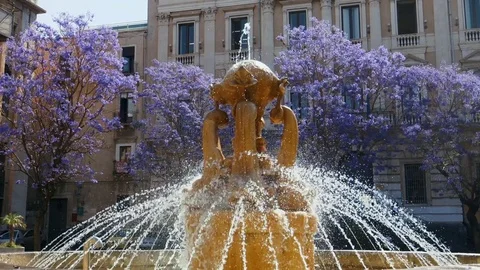 ANCIENT FOUNTAIN Stock Footage 84036251