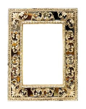 Ancient frame decor Stock Photos