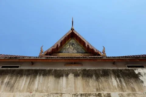 Ancient Gable. Stock Photos