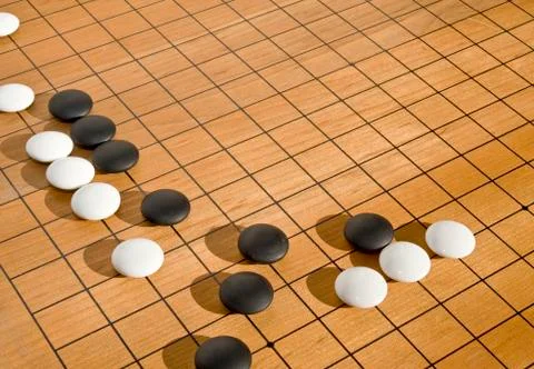 The ancient game of go Stock Photos