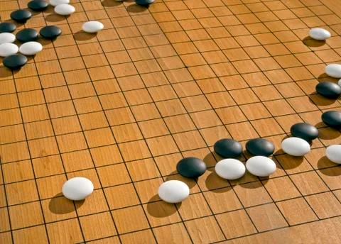 The ancient game of go Stock Photos