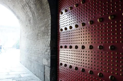 Ancient gate Stock-Fotos