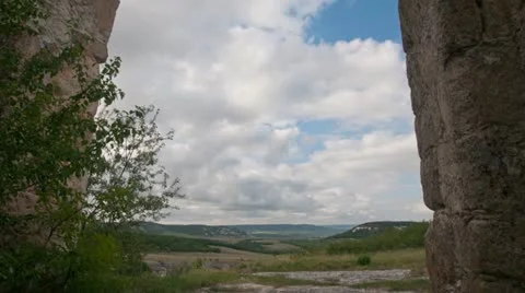Ancient gate time-lapse Stock Footage 11412772