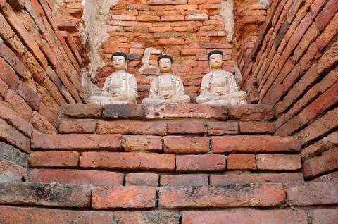 Ancient godness statues Stock Photos