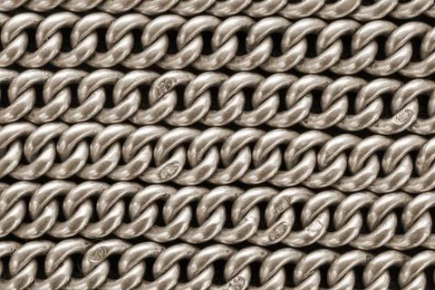 Ancient golden chains Stock-Fotos