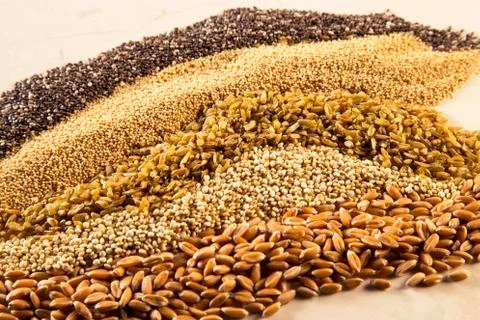 Ancient grains wave 스톡 사진