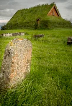 Ancient gravestone Stock Photos