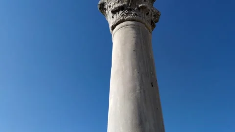 Ancient Greek Column Stock Footage 241102428