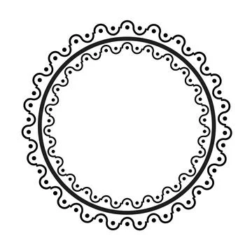 Ancient Greek frame with weves pattern, antique border from Greece 스톡 일러스트