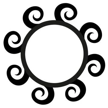 Ancient Greek frame with weves pattern, antique border from Greece 스톡 일러스트