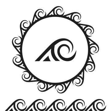 Ancient Greek frames patterns, set of antique borders from Greece Stock Illustration