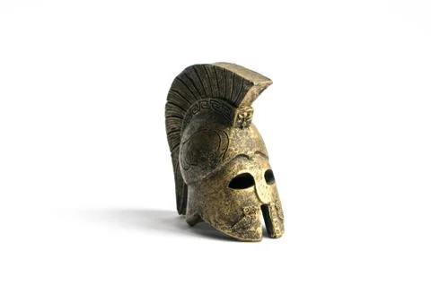 Ancient greek helmet Stock Photos