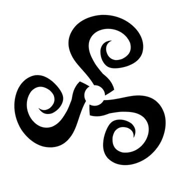 Ancient Greek logo with weves pattern, antique symbol from Greece イラスト素材