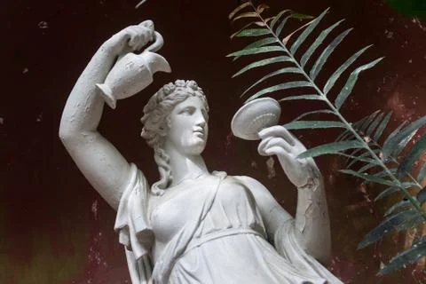 Ancient Greek statue. Stock Photos