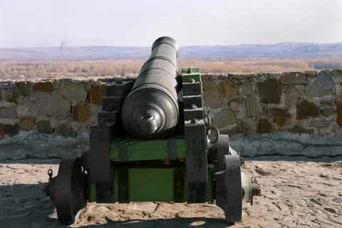 Ancient gun 스톡 사진