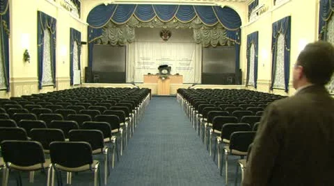 The ancient hall with a seating Video stock 21291223