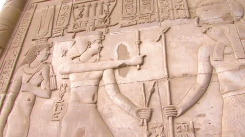 ANCIENT HIEROGLYPHS Stock Footage 25421195