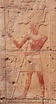 Ancient hierogyphs Stock Photos
