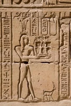 Ancient hierogyphs Stock Photos