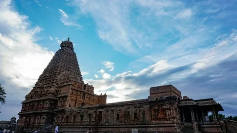 Ancient Hindu Temple  4K Timelapse 動画素材 79109290