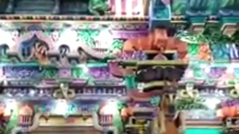 Ancient Hindu temple complex Sri Bhadrakali Amman Kovil Stock Footage 147026224