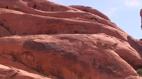 Ancient homes in the hill Vídeo Stock 50704166