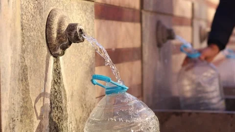 Ancient hot springs in the center of Sofia, Bulgaria Stock Footage 326752476