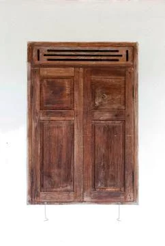 Ancient house window Stock Photos