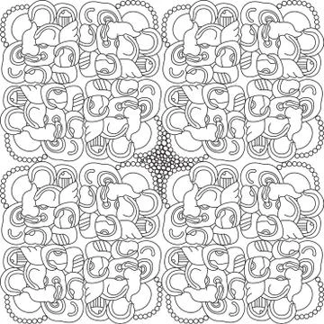 Ancient icon backgound Stock Illustration