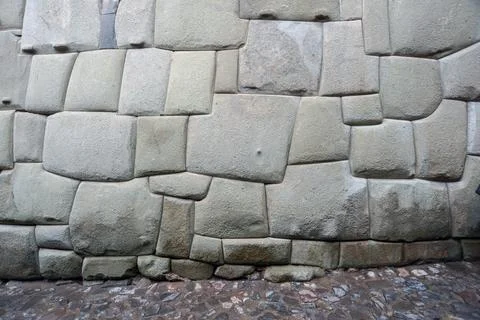 Ancient Incas basement Stock Photos