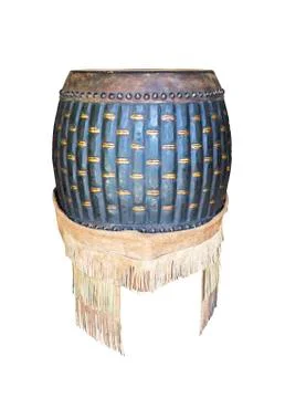 Ancient indian drum Stock Photos