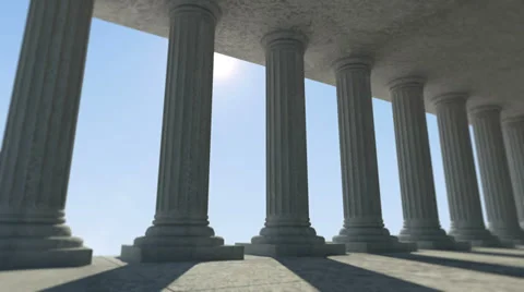 Ancient Interior Video stock 33053235