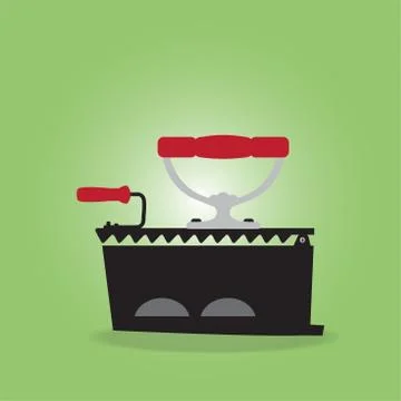 Ancient irons Stock Illustration