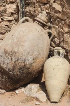 Ancient jar Stock Photos
