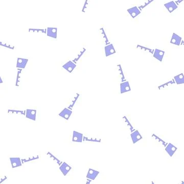 Ancient key glyph vector seamless pattern 스톡 일러스트