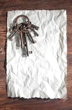 Ancient keys Stock Photos