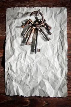 Ancient keys Stock Photos