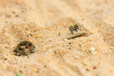 Ancient keys. Stock Photos