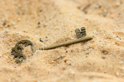 Ancient keys. Stock Photos